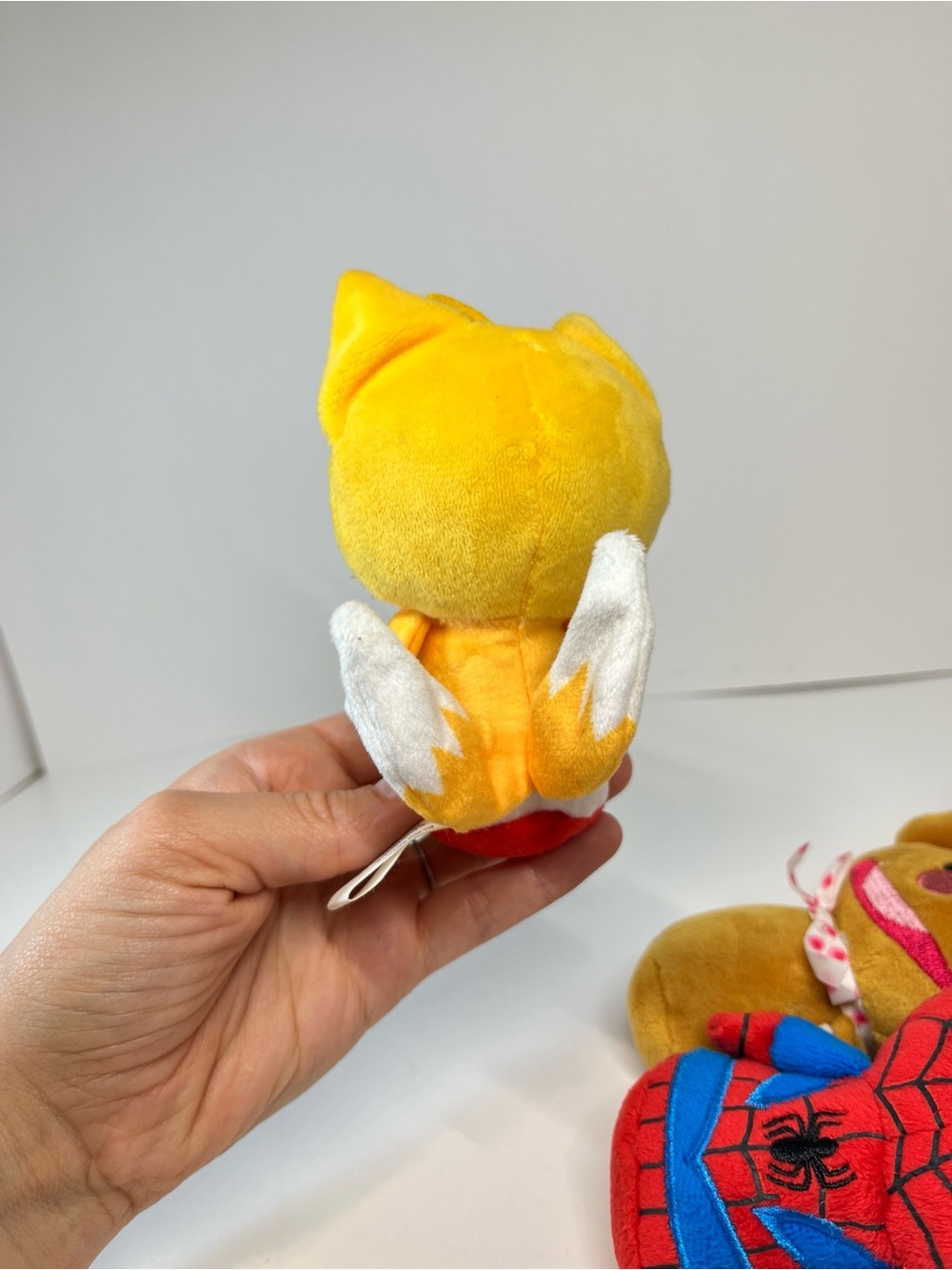 Hallmark Itty Bitty's Plush Stuffed Toy Tails Sonic Spider-Man Fozzie Muppet Lot - Picture 4 of 12